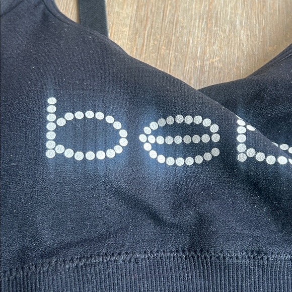 Bebe Intimates 2 Pack Seamless Longline Bramis Removable Pads Black White Sz M - Picture 5 of 13